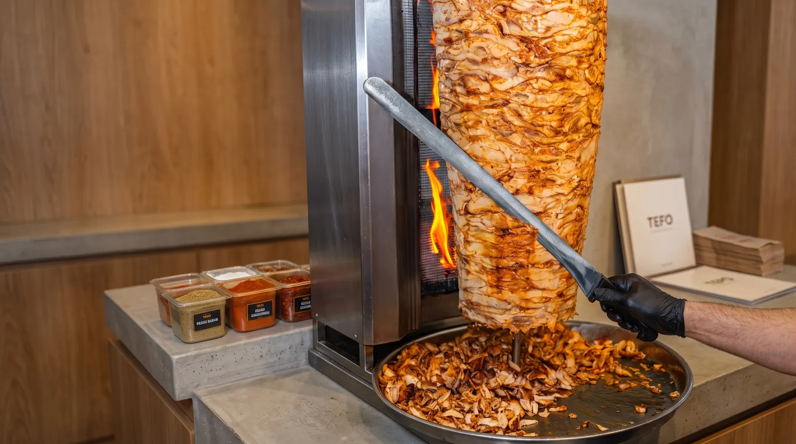 TEFO döner hazırlanışı